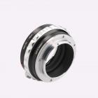 Nikon NIK(G) -kiinnitysobjektiivi Sony E -kamerarunkoon mattalakalla Design K&F -konseptiobjektiivin kiinnitys kaikki kuparisovitin