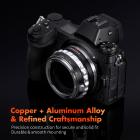 G AF-S -kiinnityslinssi Nikon Z6 Z7 -kameraan K&F Concept -objektiivikiinnityssovitin