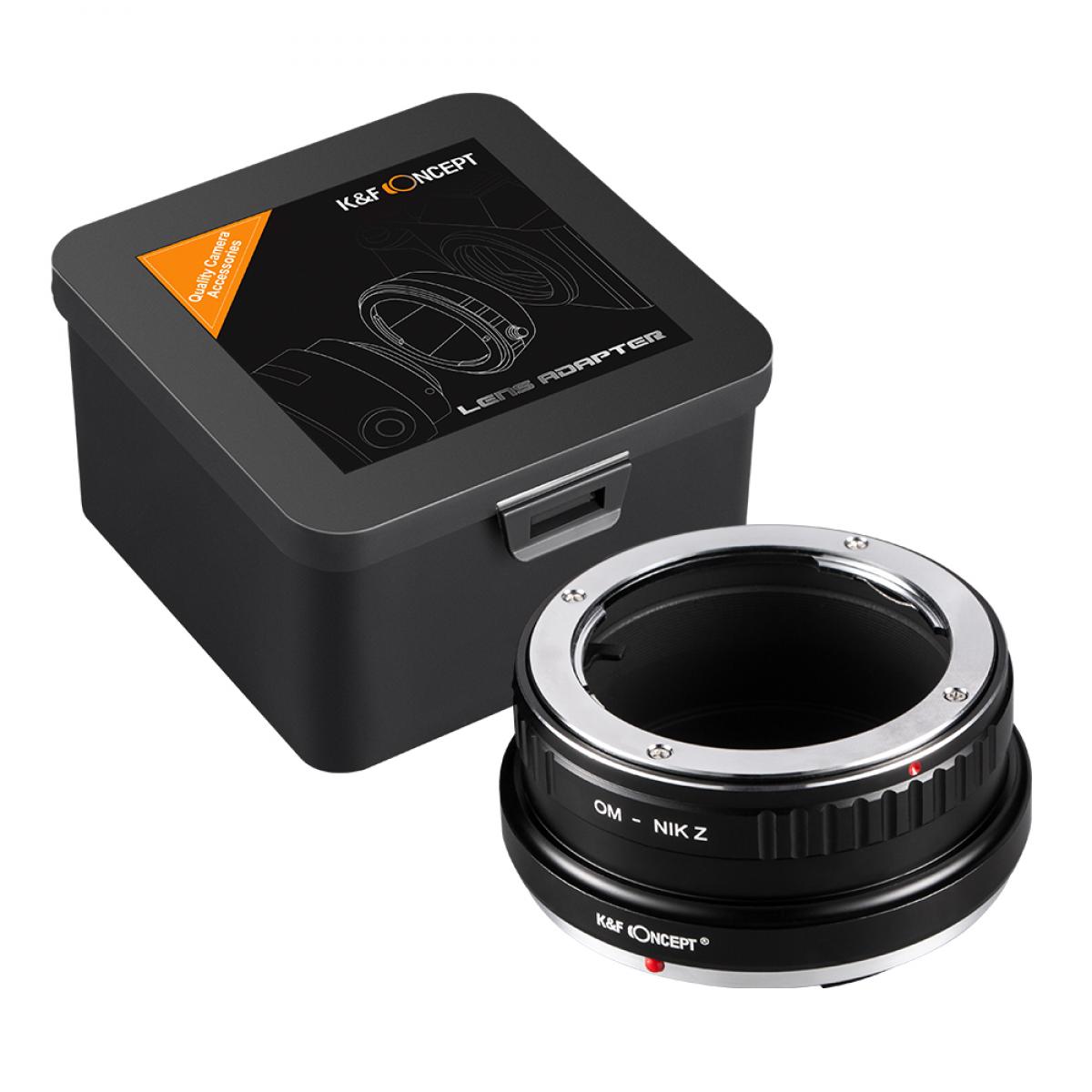 OM to Nik Z Lens Mount Adapter for Olympus OM Mount Lenses Compatible with Nikon Z Mount Z6 Z7 Mirrorless Cameras