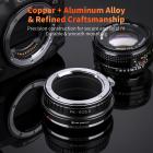 Pentax K -objektiivit Canon RF -objektiivikiinnityssovittimeen K&F Concept M17194 -objektiivisovitin