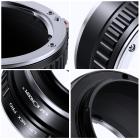 Adattatore da obiettivo Leica serie R a fotocamera NEX FIT PRO ad alta precisione K&F Concept