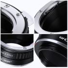 Adattatore da obiettivo Pentax PK a corpo macchina Sony FIT PRO per obiettivo K&F Concept