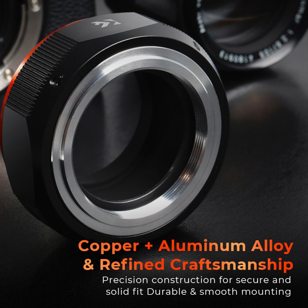 Adaptador Lentes Vintage M42 para corpo Fuji FX - Mod. M10115 (2020)