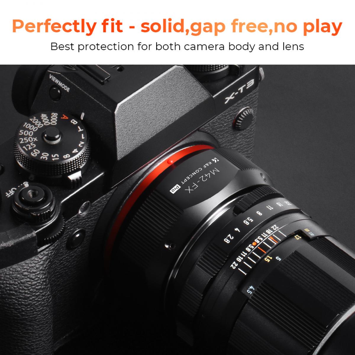 Adaptador Lentes Vintage M42 para corpo Fuji FX - Mod. M10115 (2020)