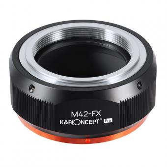 Bague d'Adaptation M42 vers Fuji X - Haute Précision pour Objectifs M42 et Appareils Fujifilm X-Series (M42-FX)
