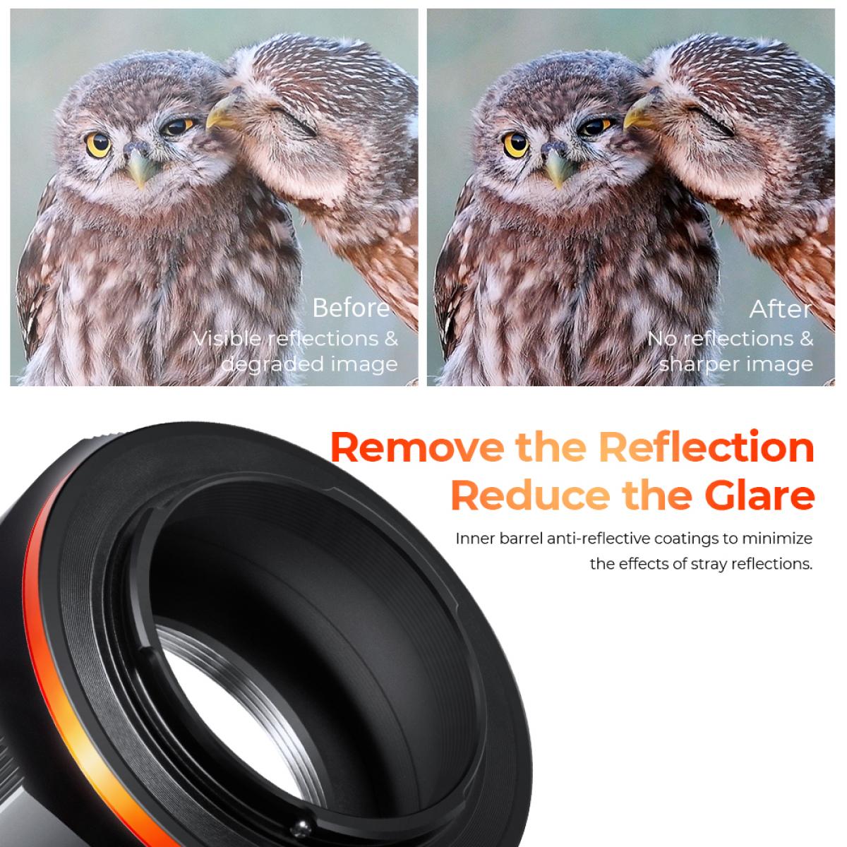 Adaptador Lentes Vintage M42 para corpo Fuji FX - Mod. M10115 (2020)