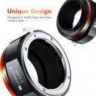 NIK-NEX Adaptador para Objetivo Nikon F a Sony E NEX, Serie FIX PRO