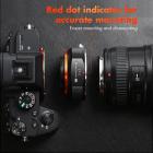 Nytt produkt: K&F Concept M12105 EOS-NEX PRO ， Nytt i 2020-linjeadapter med høy presisjon (oransje)