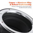 Nytt produkt: K&F Concept M18105 NIK (G) -NEX PRO ， Nytt i 2020-linjeadapter med høy presisjon (oransje)