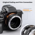 Nytt produkt: K&F Concept M12105 Canon FD- NEX PRO ， Nytt i 2020 høypresisjonslinjeadapter (oransje)