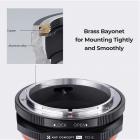 Nytt produkt: K&F Concept M12105 Canon FD- NEX PRO ， Nytt i 2020 høypresisjonslinjeadapter (oransje)