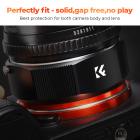 Новый продукт: K &amp; F M15105 MD-NEX PRO ， Новый в 2020 году адаптер для высокоточных объективов (оранжевый)