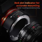 Новый продукт: K &amp; F M15105 MD-NEX PRO ， Новый в 2020 году адаптер для высокоточных объективов (оранжевый)