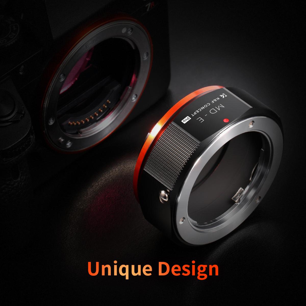 Новый продукт: K & F M15105 MD-NEX PRO , Новый в 2020 году адаптер для высокоточных объективов (оранжевый)