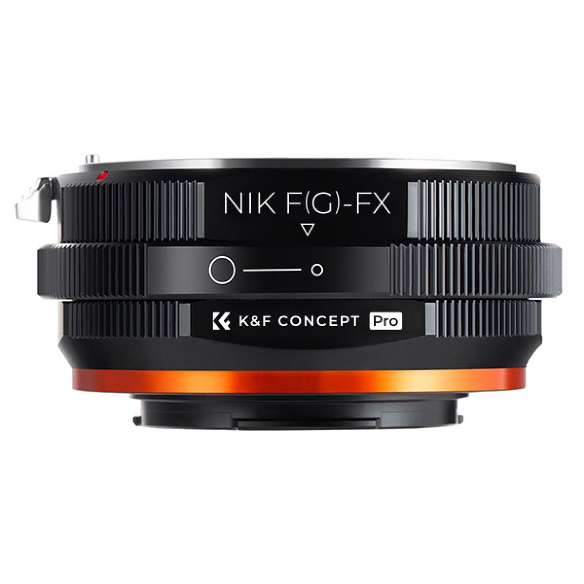 NIK(G)-FX FIT PRO Adaptateur d'Objectif Haute Précision pour Objectifs Nikon G（AI-G）vers Appareils Photo Fujifilm X Monture