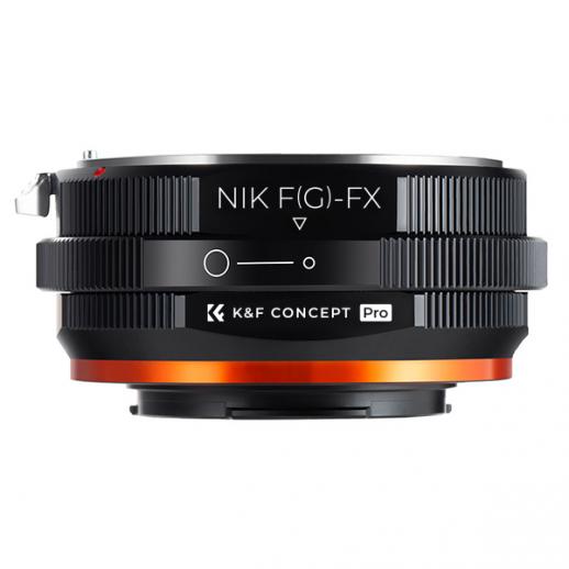 NIK(G)-FX FIT PRO Adaptateur d'Objectif Haute Précision pour Objectifs Nikon G（AI-G）vers Appareils Photo Fujifilm X Monture