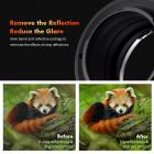 K&F Concept M18115 Nikon NIK(G)-FX FIT PRO，Novo em 2020 adaptador de lente de alta precisão (laranja)