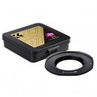 K&F Concept M10135 adapterring med høy presisjon, belagt med matt maling, sekundær oksidasjonsorange, M42-EOS PRO