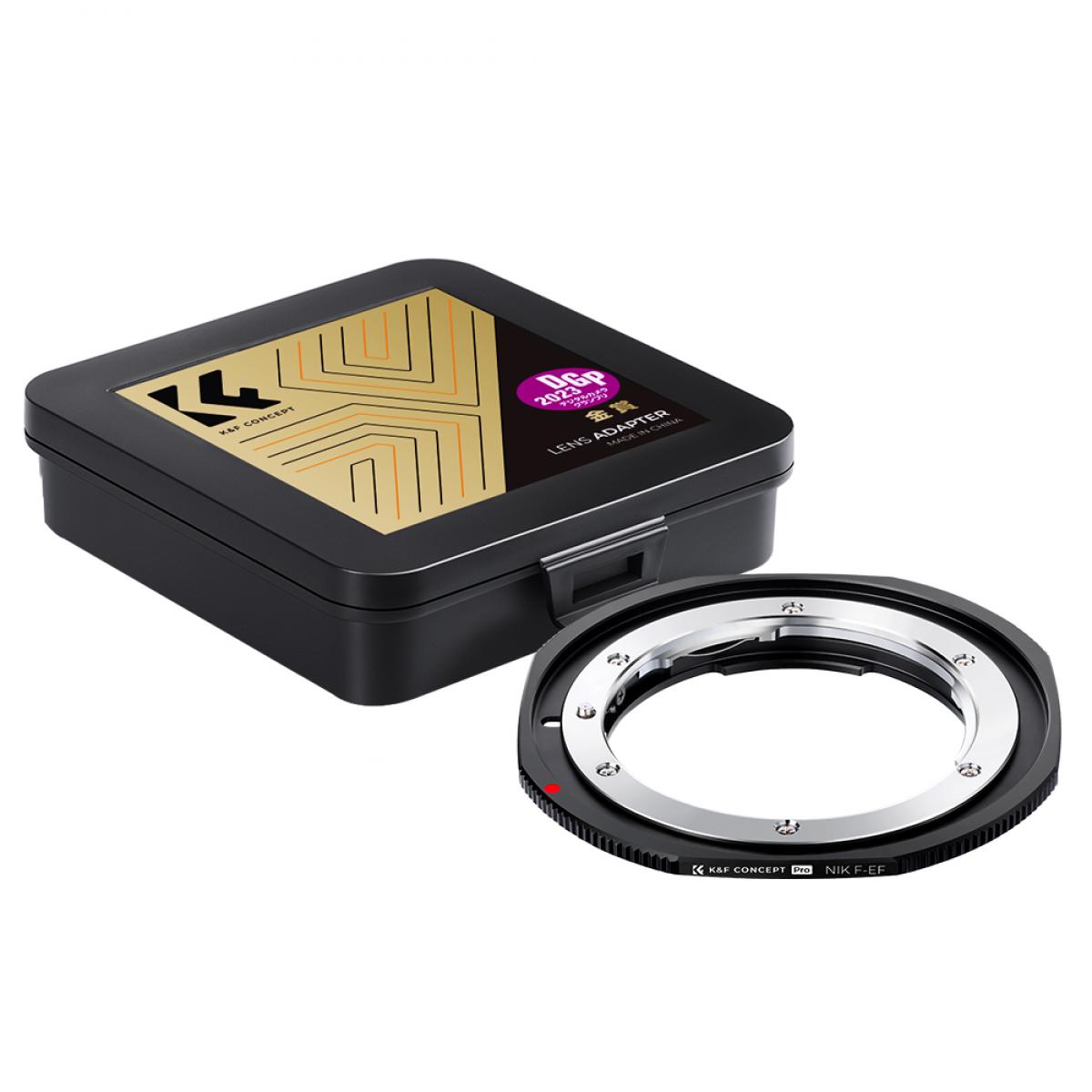 Nikon F/AF AI AI-S -objektiivi Canon EOS EF EF-S Mount NIK-EOS PRO K&F Concept M11135 -objektiivisovittimeen
