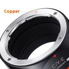 K&F Concept M14105 C / Y-Nex Pro, ny i 2020 adapter med høy presisjon (orange)