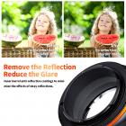 K&F Concept M14105 C / Y-Nex Pro, ny i 2020 adapter med høy presisjon (orange)