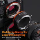 K&F Concept M14105 C / Y-Nex Pro, ny i 2020 adapter med høy presisjon (orange)