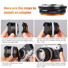 FD-M4/3 FIT PRO Lens Adapter Handmatige Focus Compatibele Canon FD Serie DSLR Lenzen voor MFT(M4/3) Camera Serie Camera Lichaam