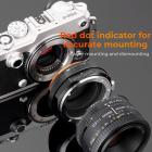 AI(G) to M4/3 Adapter Manual Lens Adapter with Matting Varnish Design Compatible with Nikon Nikkor AI/F G-Mount Lens to MFT Micro 4/3 Mount Cameras Olympus Panasonic Lumix Cameras