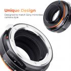 AI(G) to M4/3 Adapter Manual Lens Adapter with Matting Varnish Design Compatible with Nikon Nikkor AI/F G-Mount Lens to MFT Micro 4/3 Mount Cameras Olympus Panasonic Lumix Cameras