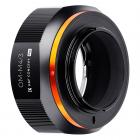 Olympus OM-monteringsobjektiv til M4/3 MFT Olympus Pen-kameraer Linsemonteringsadapter