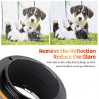 K&F Concept M16105 adapter med høy presisjonsring, belagt med matt maling, sekundær oksidasjonsorange, OM-NEX