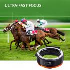 Autofokus EF/EF-S til EOS R objektivmonteringsadapter Kompatibel med Canon EOS R, RP, R5, R6, R6II, R7, R8, R10, R50, R100 Kameraer K&F Concept EF-EOS R objektivadapter