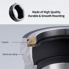 Objektivmonteringsadapter EOS-L med manuell fokusering av Canon-objektiver (EF/EF-S) på Leica SL T Sigma FP Panasonic L-montert digitalkamerahus