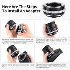 NIK(G)-FX Manuaalitarkennus Nikon F (G-Type) Linssi L-kiinnikkeeseen Kameran rungon linssikiinnityssovitin