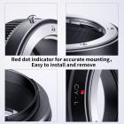 K&F Concept Contax/Yasica (C/Y) Lens to Sigma, Leica, Panasonic L Mount Camera Adapter