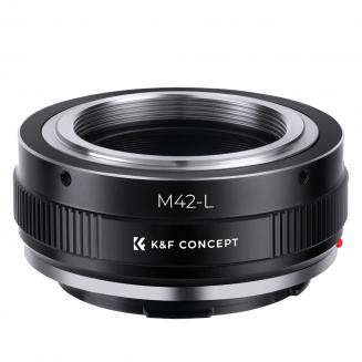 K&F Concept Adapter M42-L for M42-objektiv på Leica SL T Sigma FP Panasonic L-montert digitalkamerahus