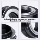 K&F Concept Adapter M42-L for M42-objektiv på Leica SL T Sigma FP Panasonic L-montert digitalkamerahus