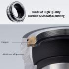 K&F Konseptadapter PK/DA-L for Pentax K(PK/DA)-objektiver på Leica SL T Sigma FP Panasonic L-montert digitalkamerahus