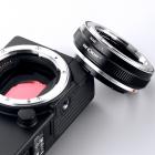 Konica (AR) SLR-Objektiv an Leica SL T Sigma FP Panasonic L-Mount Digitalkamera Kameraadapter