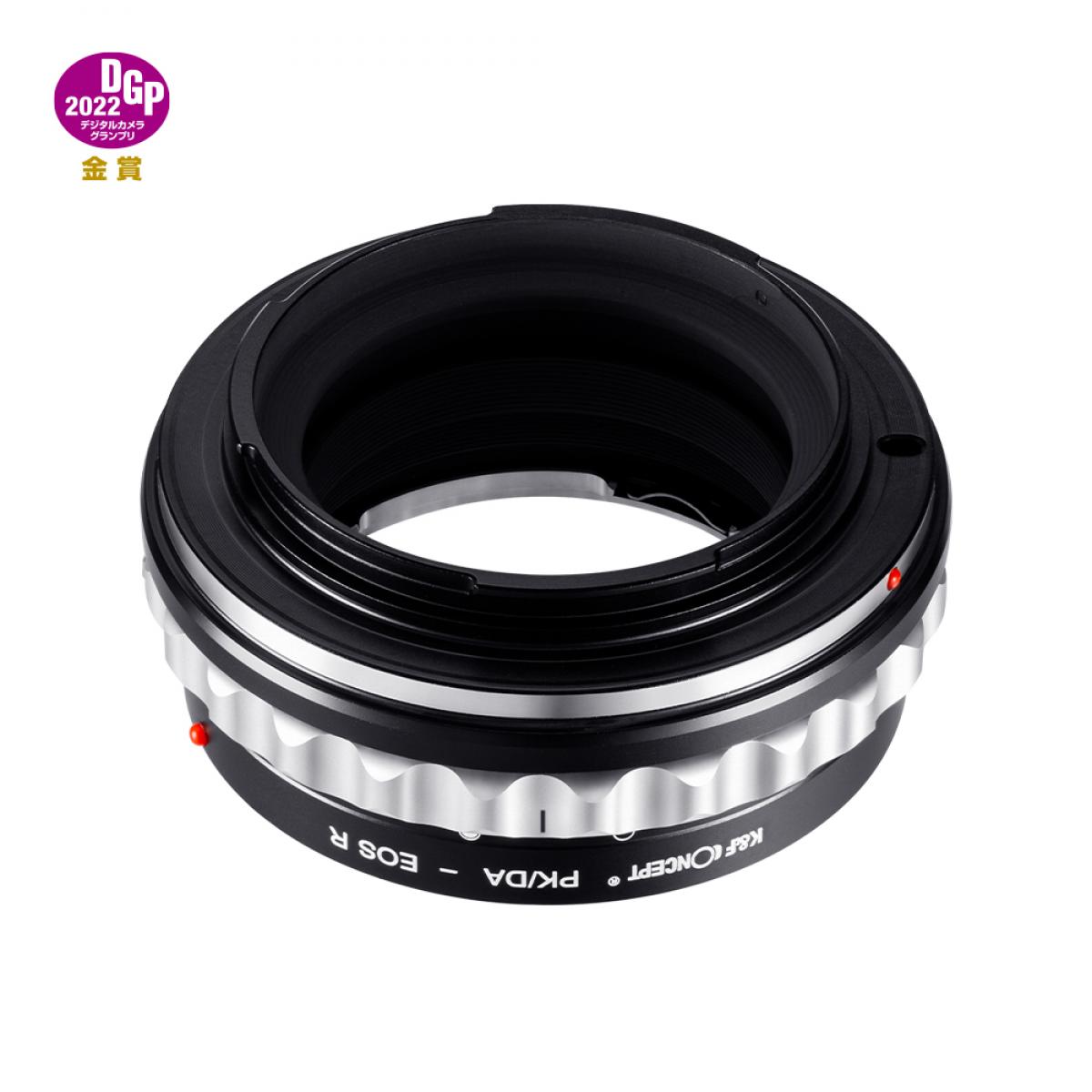 Pentax (PK/DA) objektiv til Canon RF-montert kamera med høy presisjon objektivadapter, PK/DA-EOS R