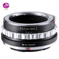 K&F Concept Lente Mount Adattatore PK/DA Manuale Fuoco: Compatibile con Compatibile con PENTAX K Mount (PK/DA) DSLR Lente a NIK Z Mount Corpo Fotocamera