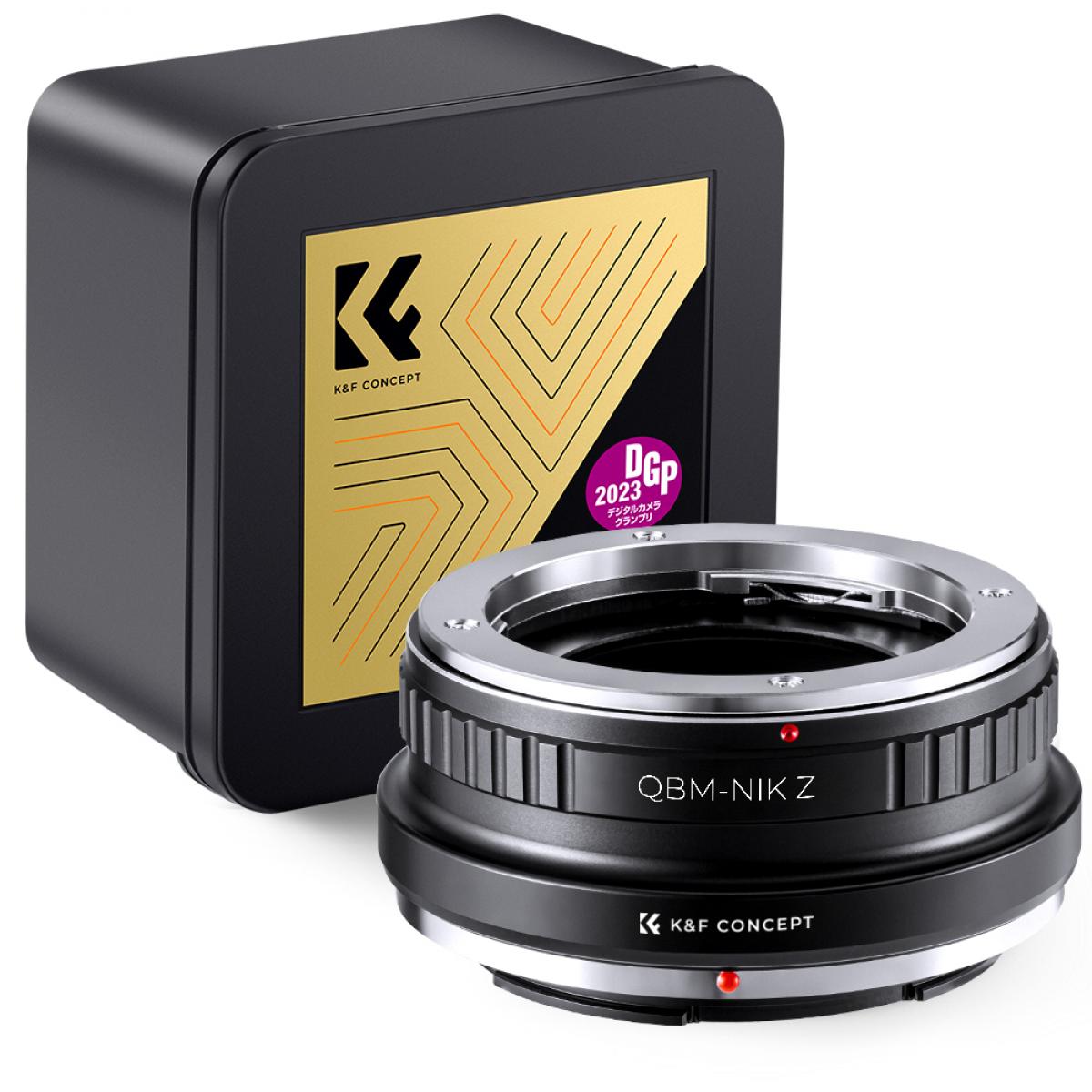 Rollei (QBM) objektiv til Nikon Z-serien feste kamera med høy presisjon objektivadapter, QBM-NIK Z