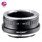 Leica R Series-objektiver til Nikon Z-seriemonteret kamera Højpræcisionsobjektivadapter, L/R-NIK Z