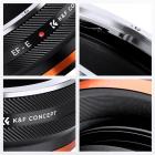 Høypresisjons objektivfesteadapter for Canon EF-seriens objektiv til Sony E-seriens monteringskamera, EOS-NEX IV PRO