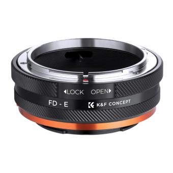 K&F CONCEPT Lente Mount Adattatore FD-NEX IV Manuale Fuoco:Compatibile con Compatibile con Canon FD & FL 35mm Lente a Compatibile con Sony E Mount Corpo Fotocamera