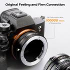 Minolta (SR / MD / MC) -sarjan objektiivi Sony E -sarjan kiinnityskameraan, MD-NEX IV PRO -high Precision -objektiivin kiinnityssovitin