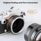 EOS-M4/3 IV Manuel fokus Kompatibel med Canon (EF/EF-S) objektiv og Micro Four Thirds (M4/3) Montering Kamerahus Objektivmonteringsadapter