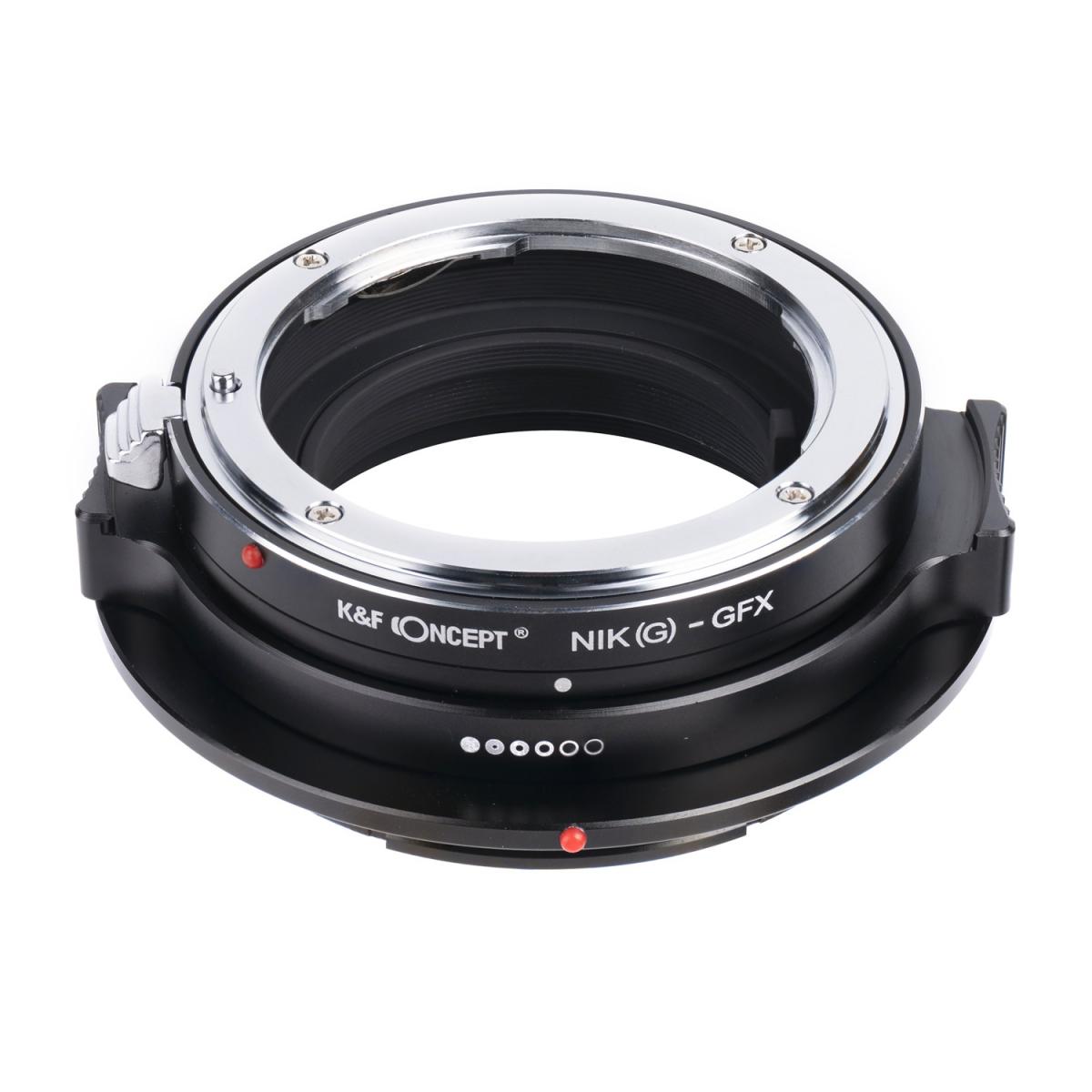 KF, anel adaptador de lente de alta precisão, Nik(G)-GFX