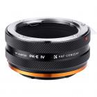 K&F Concept Pentax K objektivfeste til Sony E kamerahusadapterring, matt lakk, PK-E IV PRO