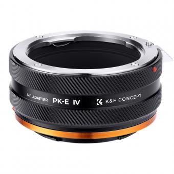 K&F Concept Attacco per obiettivo Pentax K per anello adattatore corpo fotocamera Sony E, lacca opaca, PK-E FIT ART
